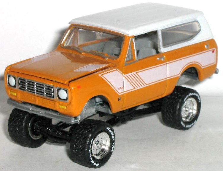 1979 79 INTERNATIONAL HARVESTER _ SCOUT II 4X4 / Rubber Tire / Hood Open Diecast