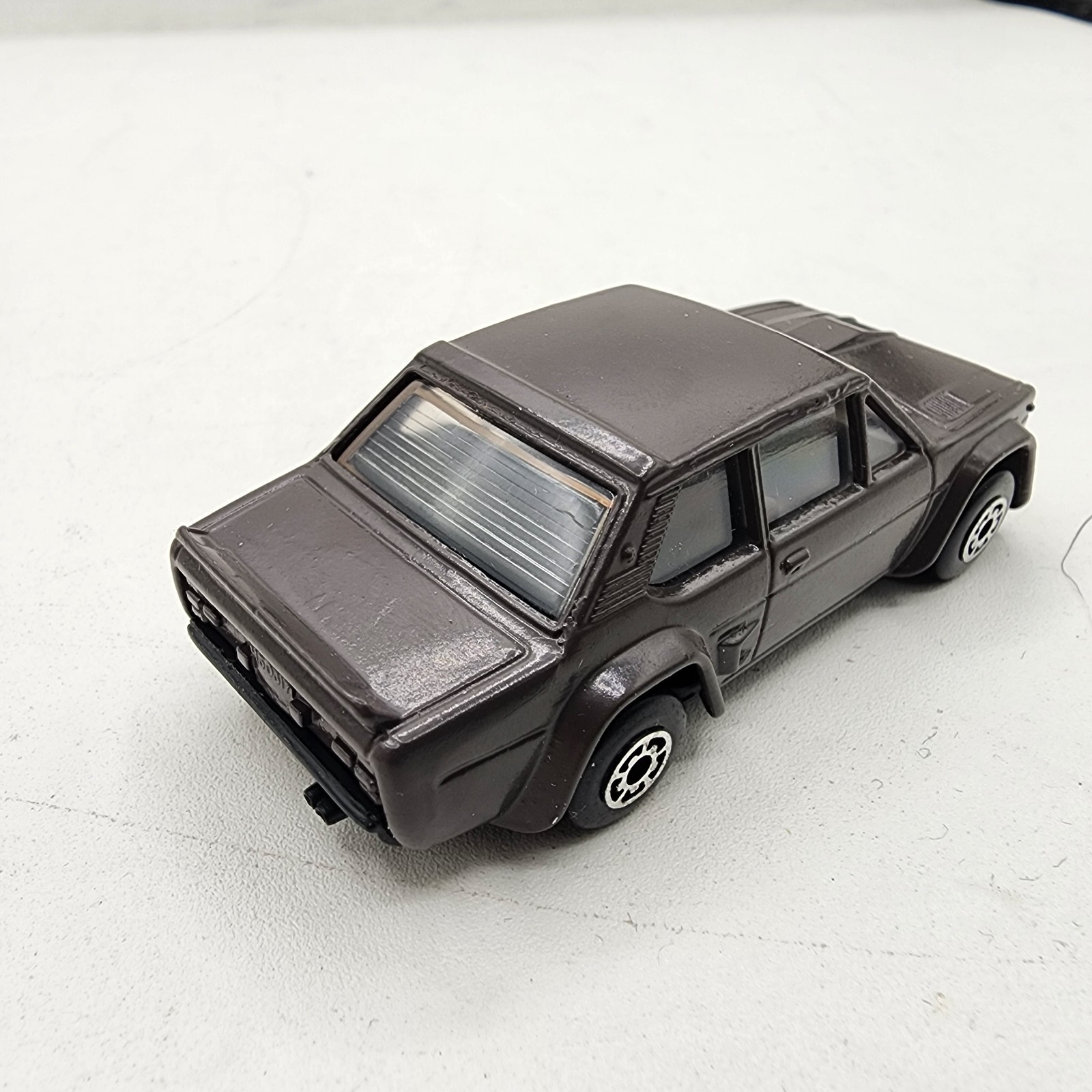 Vintage Matchbox Superfast Bulgarian Issue Fiat Abarth Dark Gray No Tampos RARE