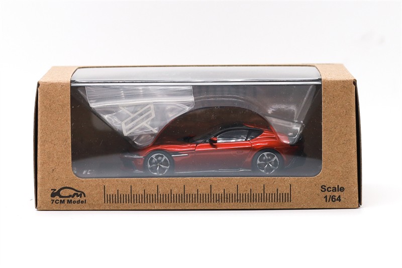 7CM Model 1:64 12 Cilindri Coupe Metallic Red Diecast Model Car
