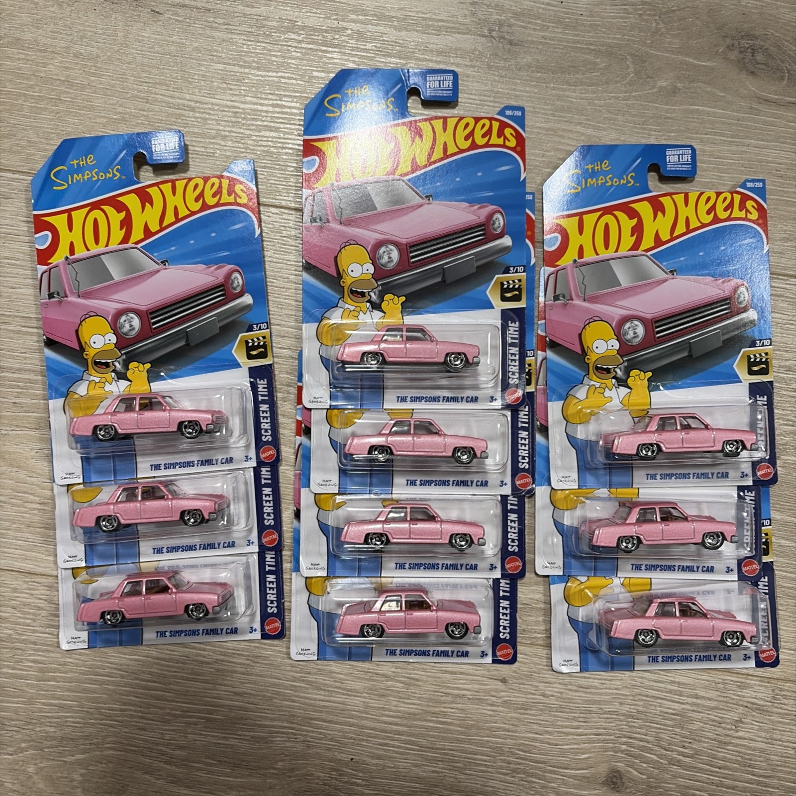 Hot Wheels The Simpsons Family Car 2026 Case E -F Lot Of 10