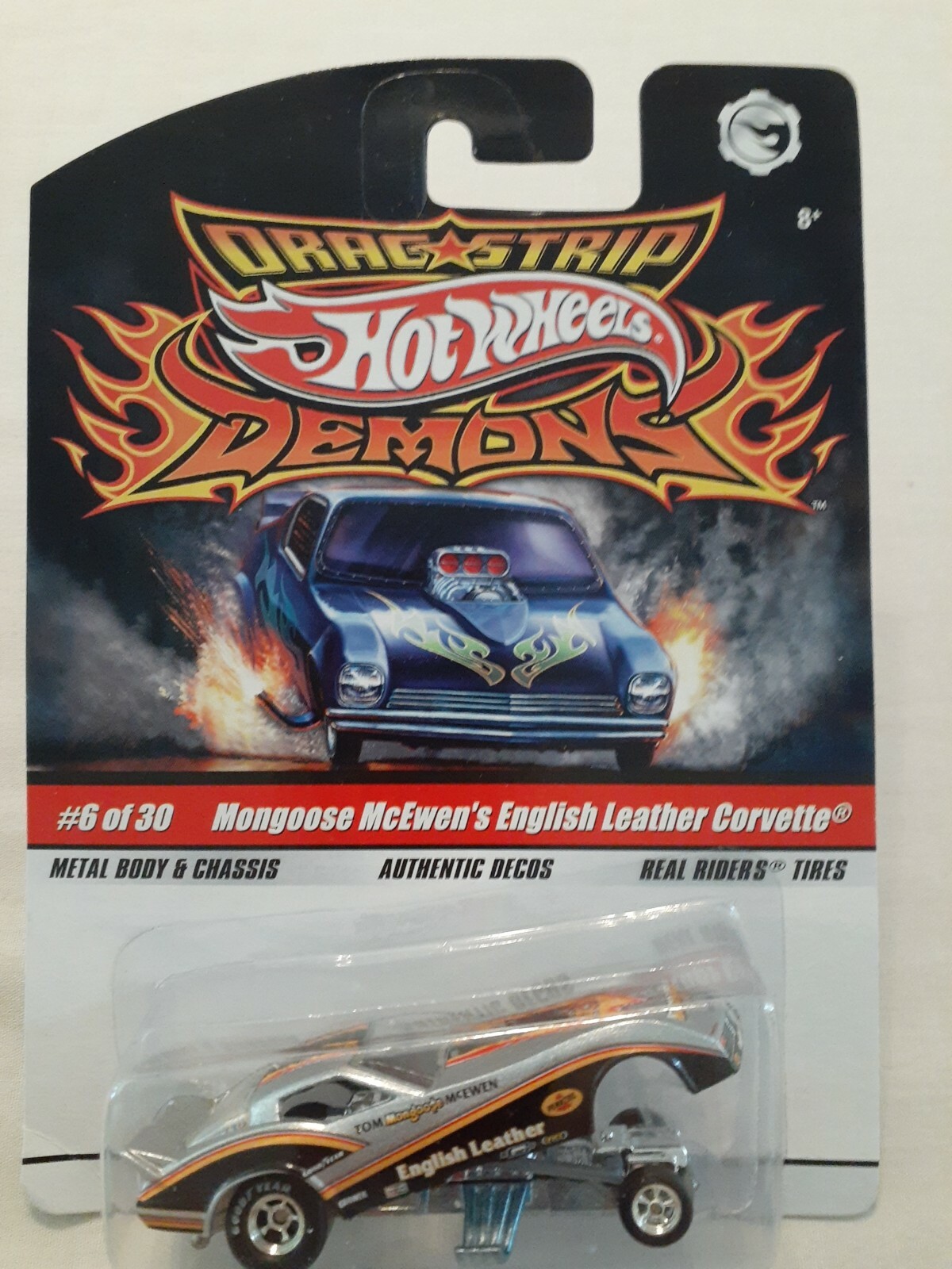 Hot Wheels Drag Strip Demons MONGOOSE McEwen’s English Leather Corvette