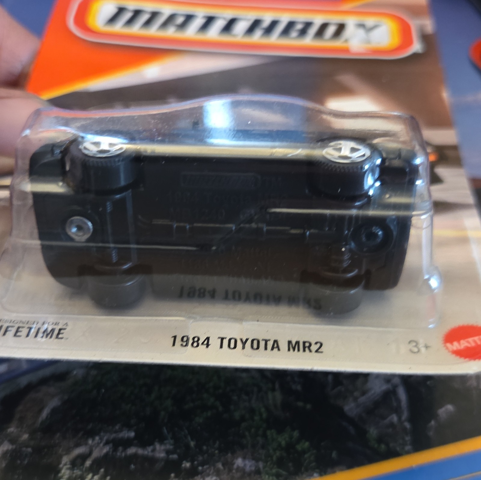 Matchbox 1:64 1984 Toyota MR2 Black Diecast Car 08/125 Official Licensed