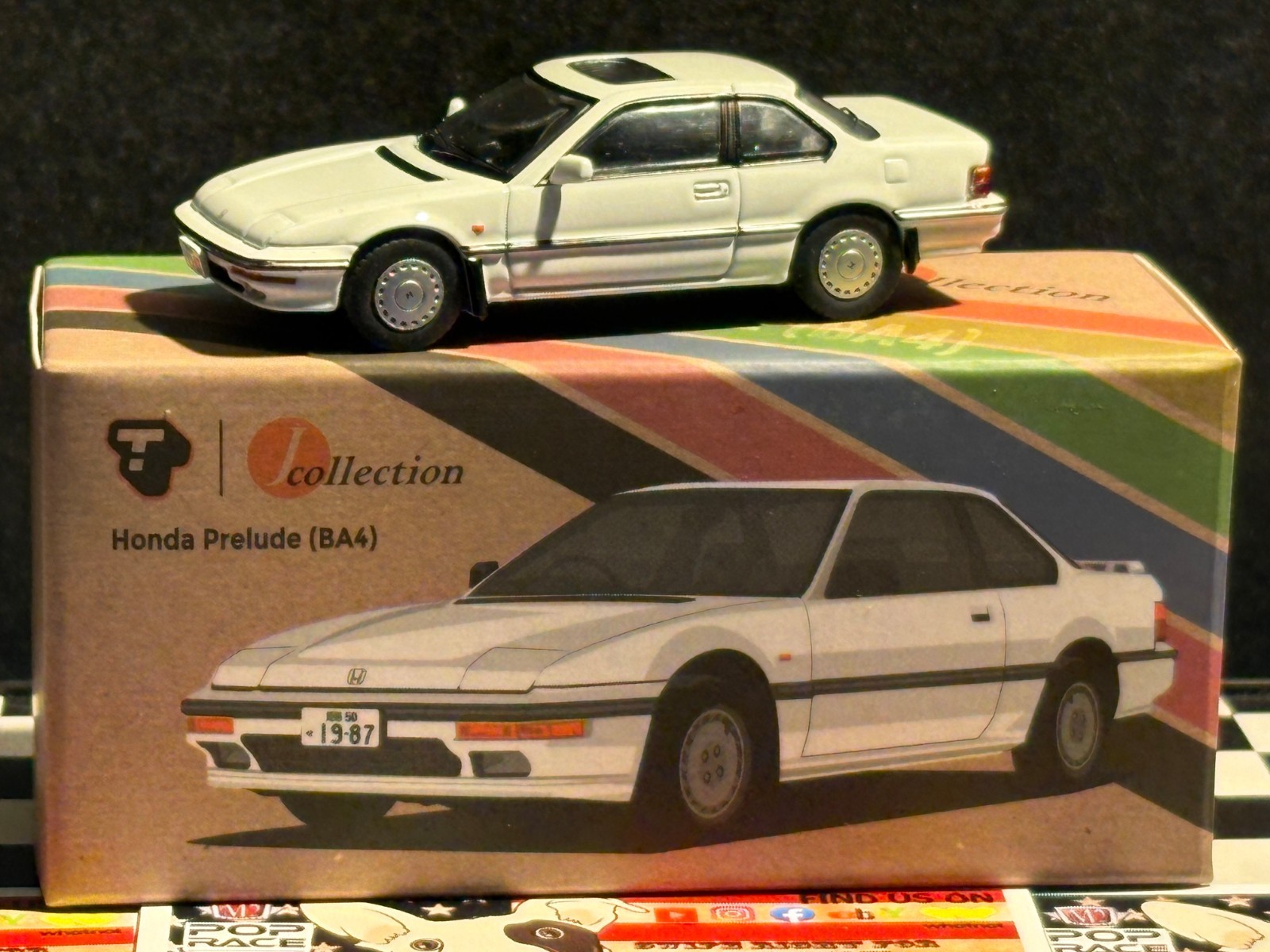 1/64 TARMAC WORKS JCOLLECTION HONDA PRELUDE (BA4) SEALED