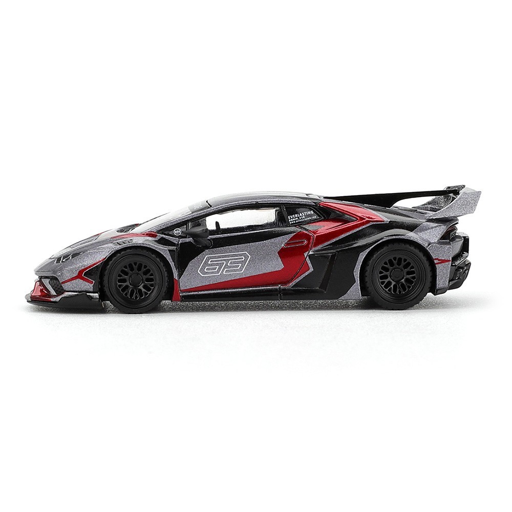 Mini GT 1:64 LB WORKS Liberty Walk LBWK Lamborghini Huracan GT RONIN Grey #1177
