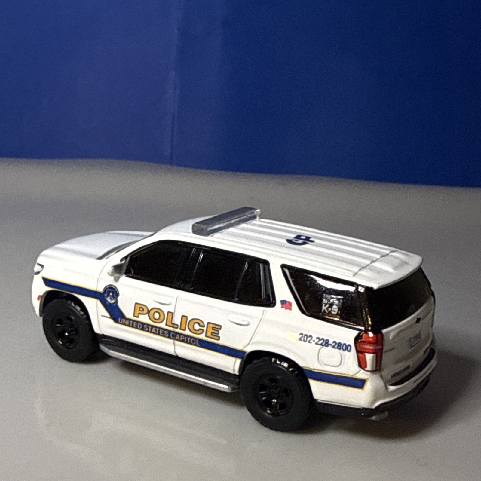 Greenlight 1:64 Chevrolet Tahoe Custom United States Capitol Police K-9 Unit