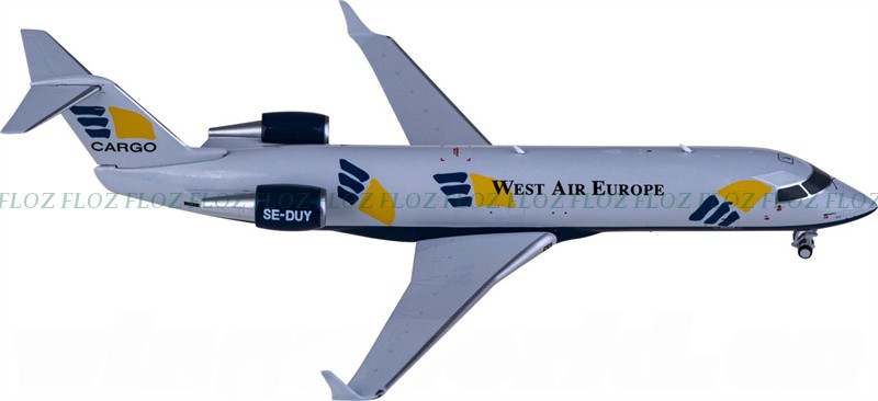 1:200 for NG Models for West Air Europe for Bombardier CRJ200PF SE-DUY Cargo