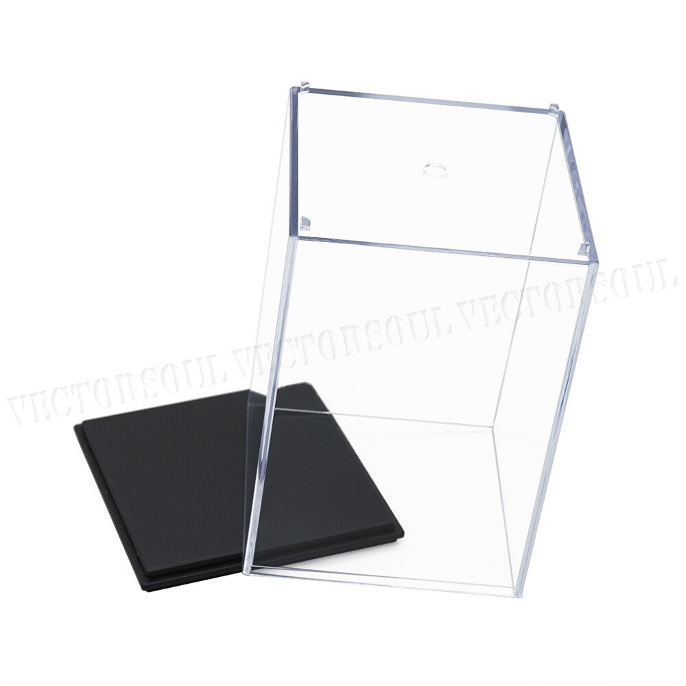 Small Acrylic Display Case Dustproof Box For Mini Action Figures 1/64 Diecast US