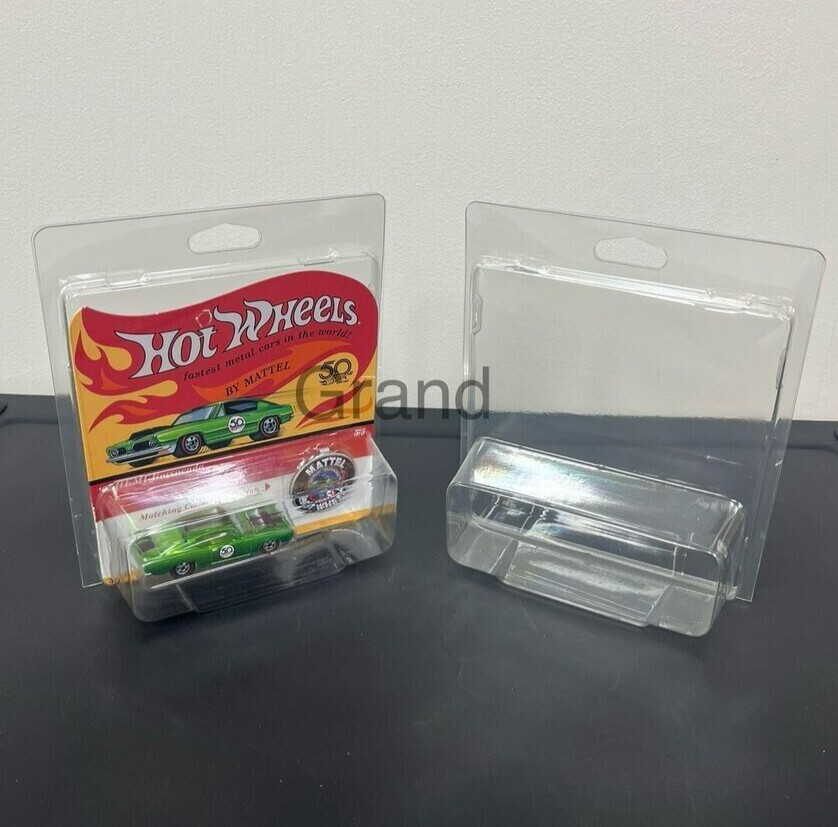 20 Protector Cover Display Cases For Hot Wheels Vintage Redline & Aniversary Ed