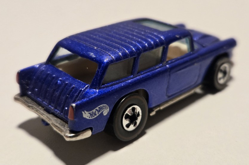 (1993) Hot Wheels Vintage Collection Classic Nomad Metallic Blue Redline Replica