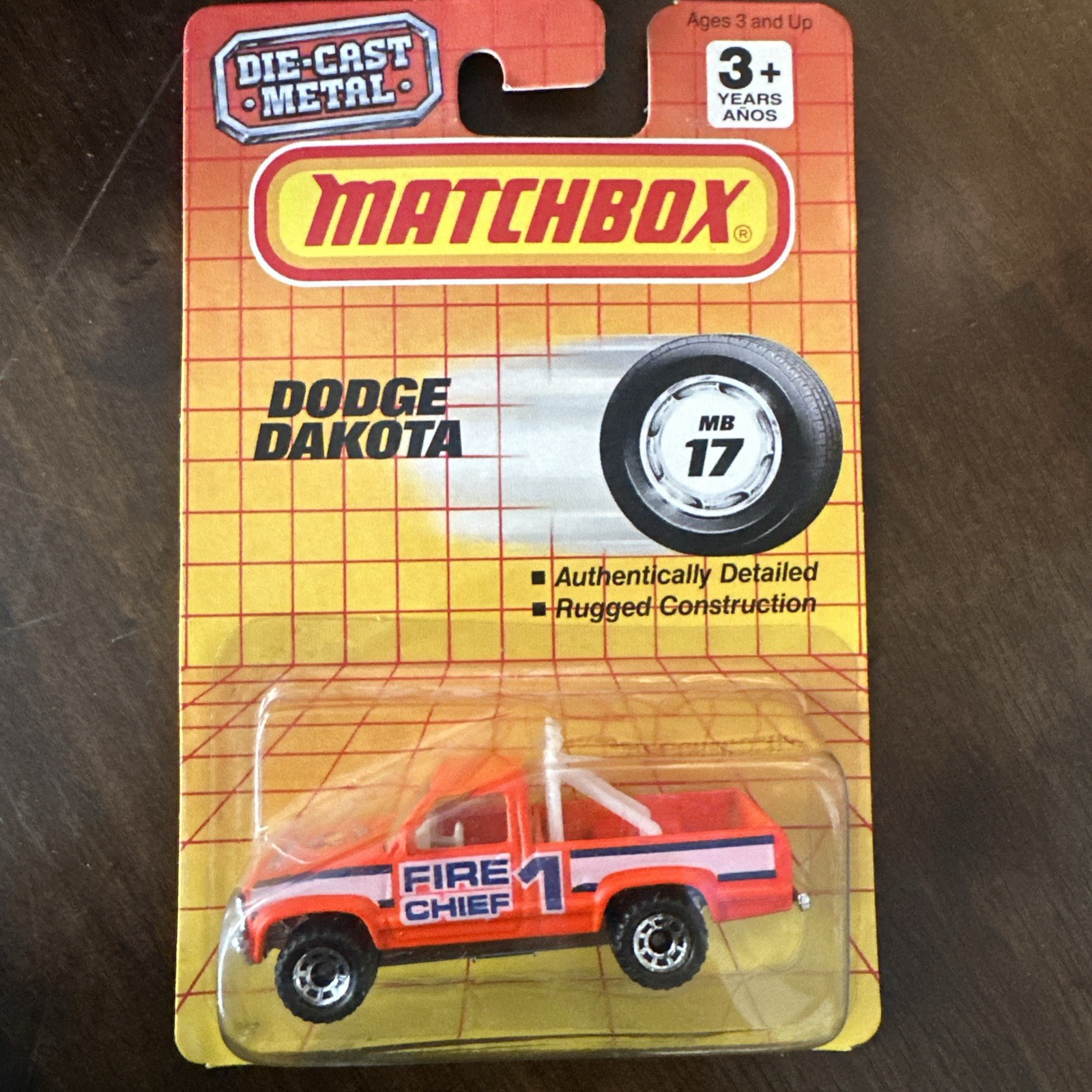 1990 Matchbox Dodge Dakota MB17 Fire Chief