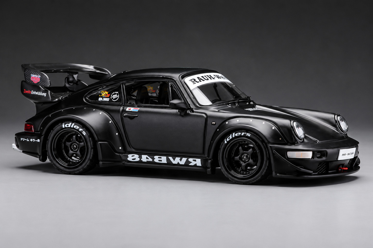 Inno 1/64 PORSCHE 911 RWB 964 Model Car -BLACK-