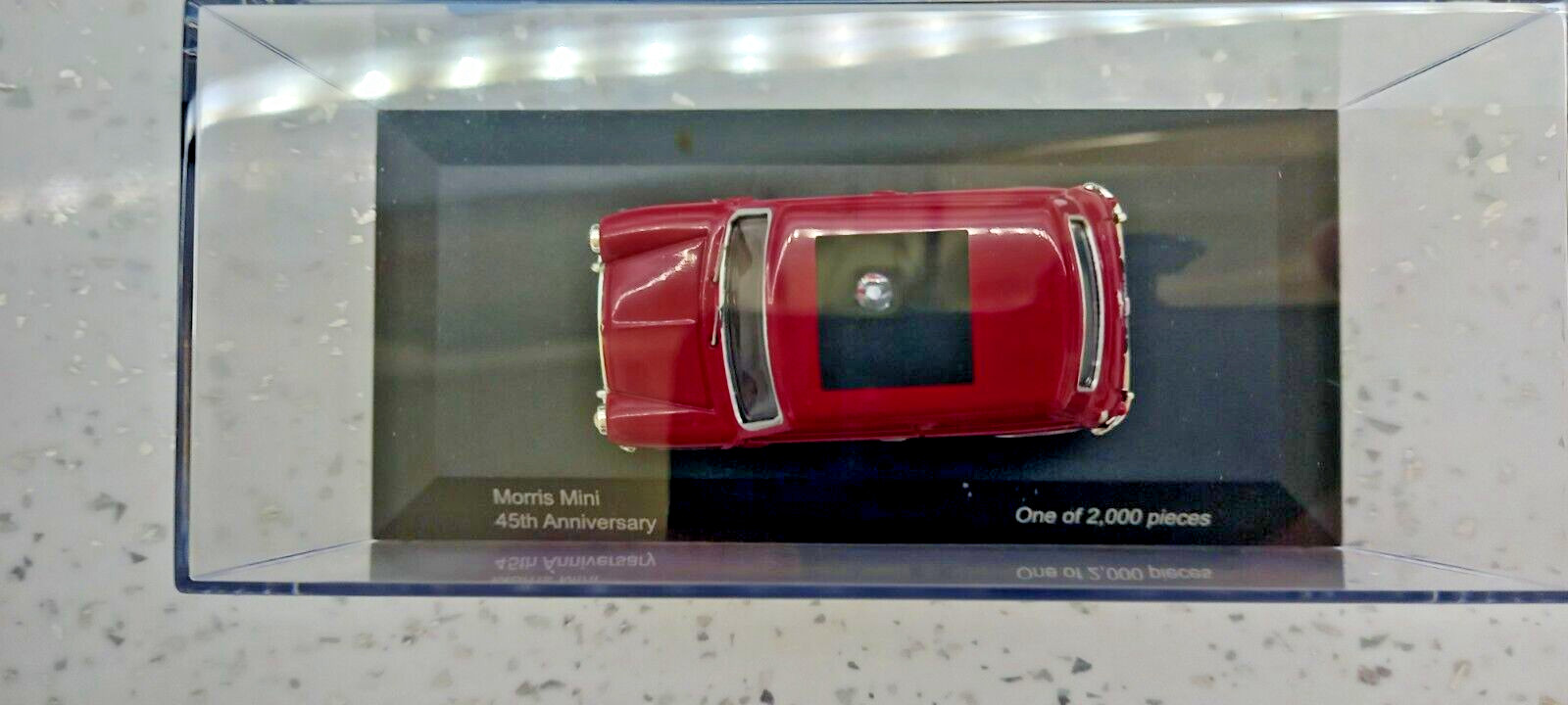 Corgi Vanguards 1/43 VA01309 Morris Mini Cherry Red Sunroof LE never out of box
