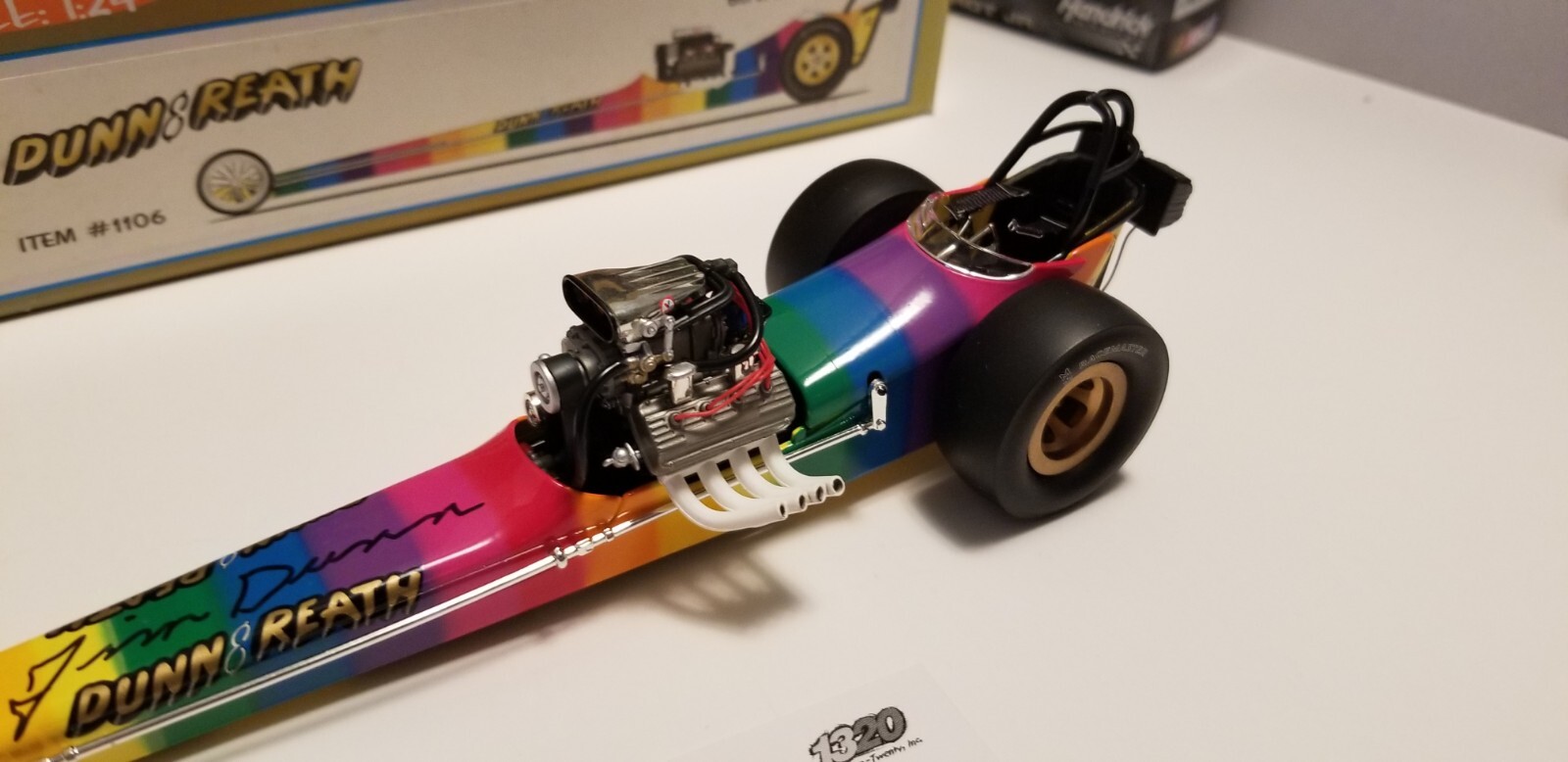 1320 The Fuelers 1:24 Dunn & Reath Dragster “AUTOGRAPHED” By Big Jim Dunn