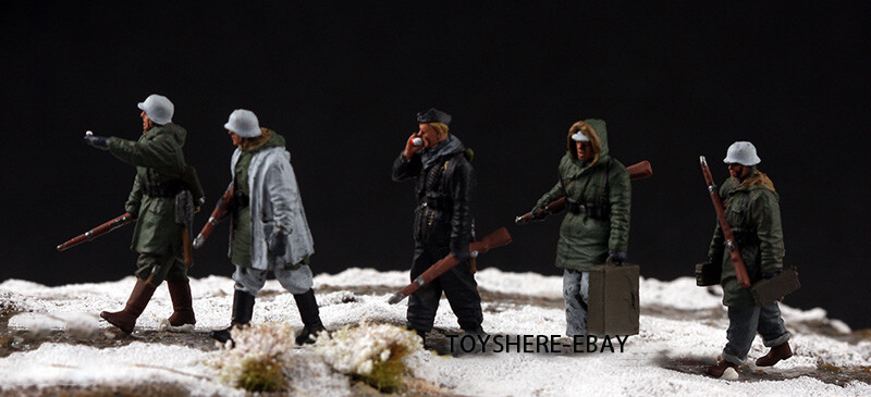 1/72 TANK 1:72 WW2 Germany Russia USA Soldiers Winter military toy TotalWar Army