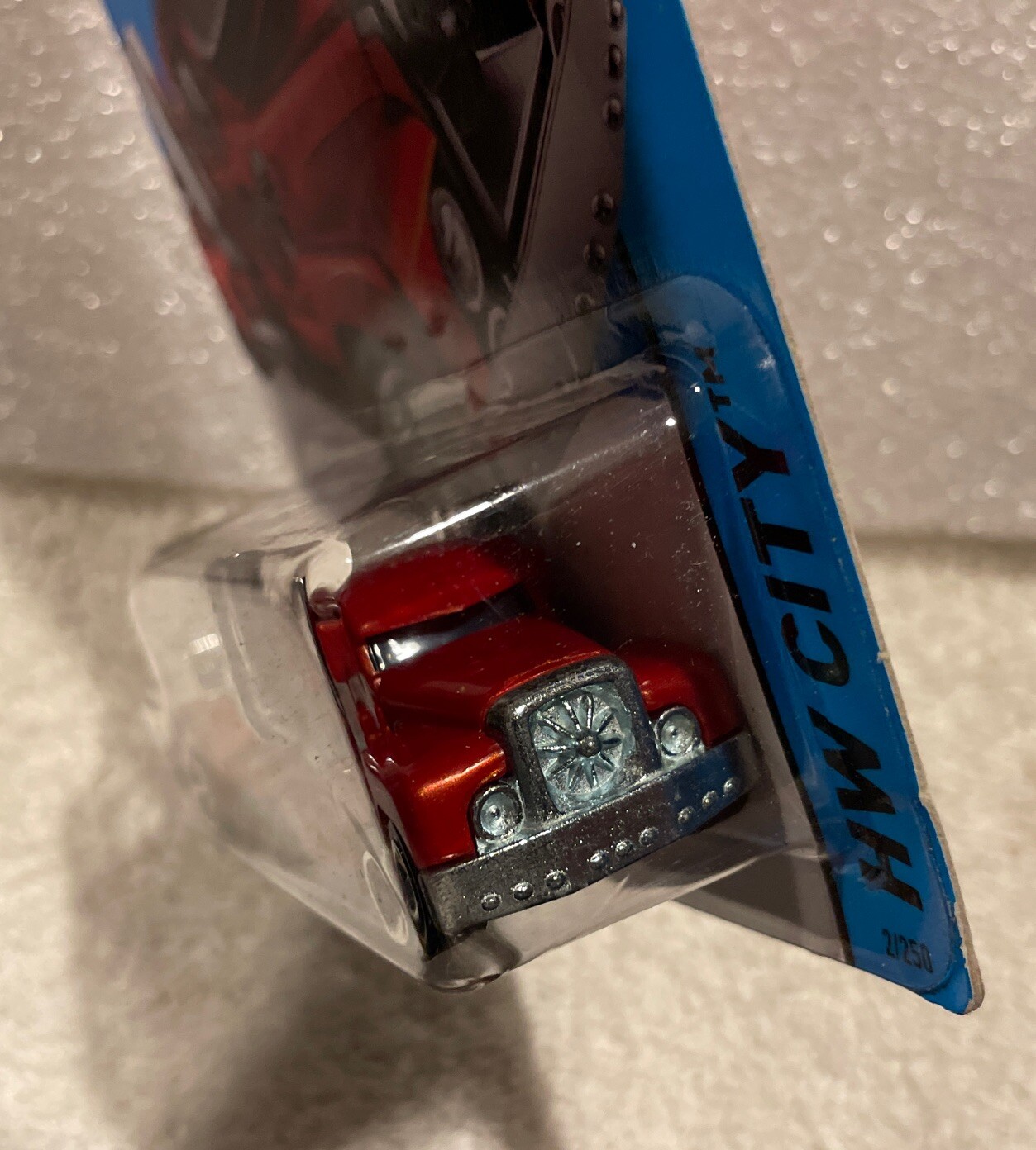 Hot Wheels 2015 FE Red Turbine Time Hauler First Editions CARDED BLISTERPACK