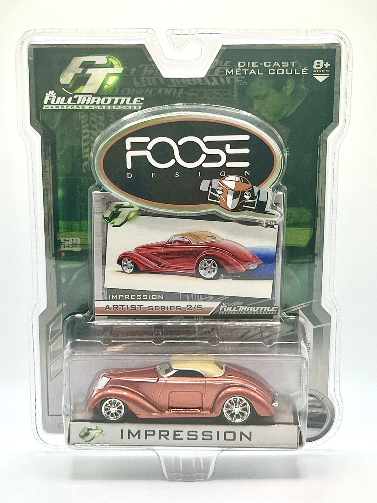 2006 Full Throttle Die Cast – Foose Artist Series – Impression – RARE 2/5 Orange