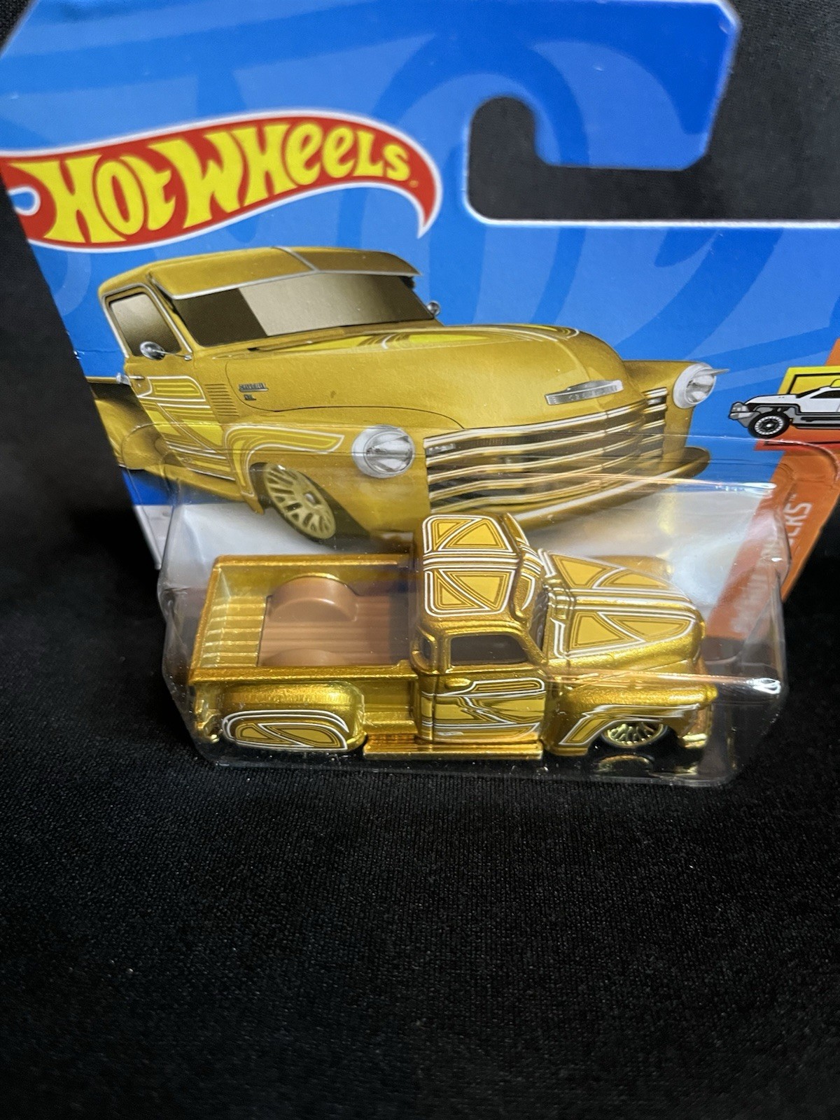 Hot Wheels La Troc Hw Hot Trucks Gold Short Card 1:64 Scale