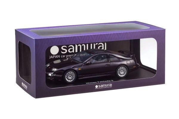 SAMURAI 1/18scale Nissan Fairlady Z (Z32) Version R 2by2 (Purple) KSR18028P