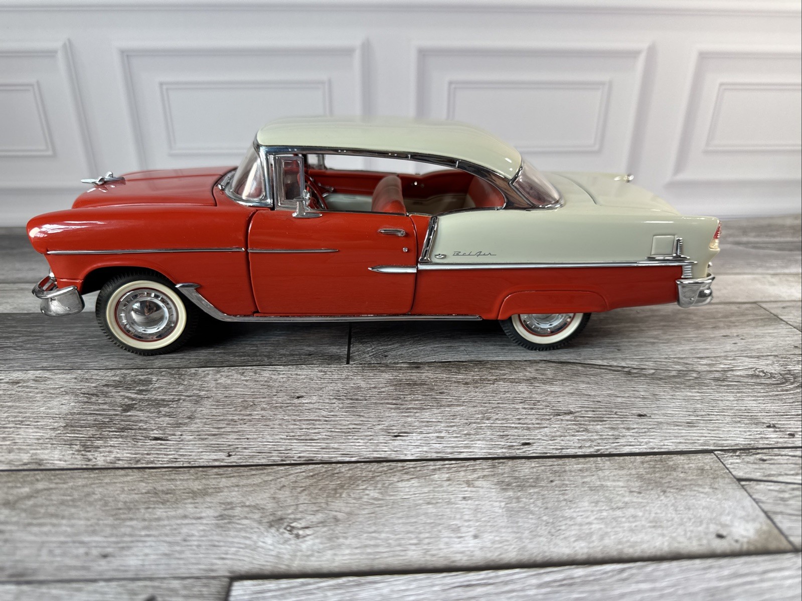 Danbury Mint 1955 Chevy Chevrolet Bel Air 1/16 Hardtop Coupe Diecast Car
