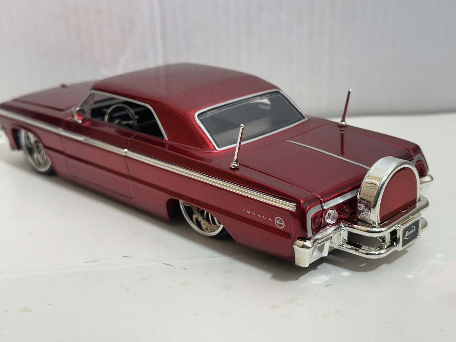 JADA BTK 1964 CHEVY IMPALA RED 1:24 DIECAST MODEL CAR NEW NO BOX
