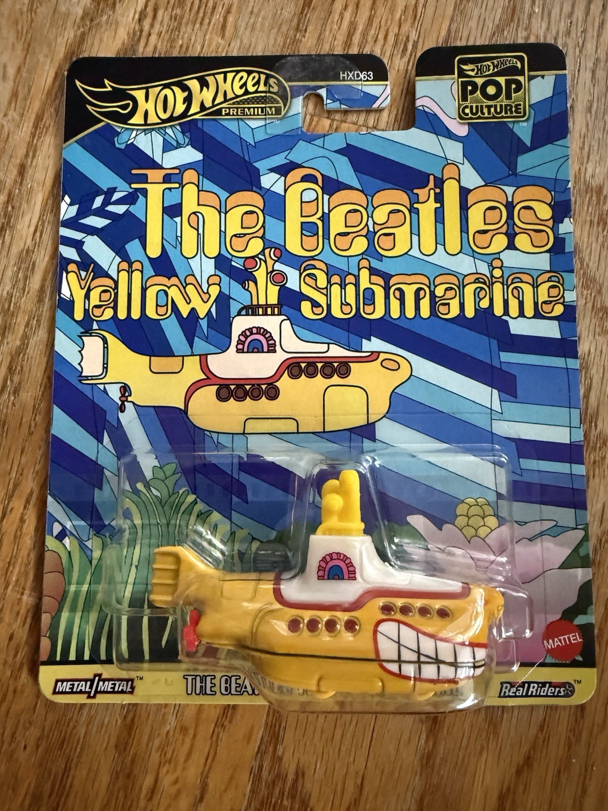 Mattel Hot Wheels Pop Culture – THE BEATLES YELLOW SUBMARINE (JBL74) New (2024)