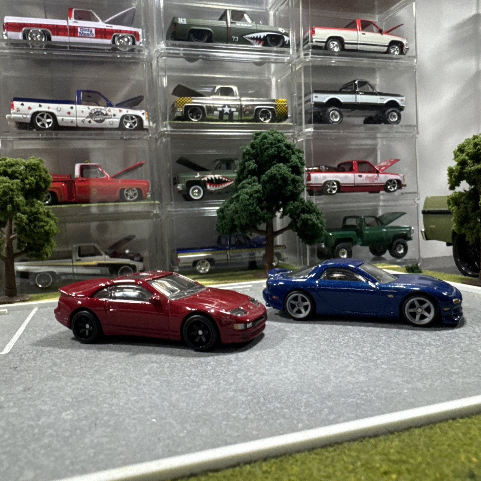 Hot Wheels Premium Car Culture Ronin Run Mazda RX-7 & Nissan 300ZX Lot of 2