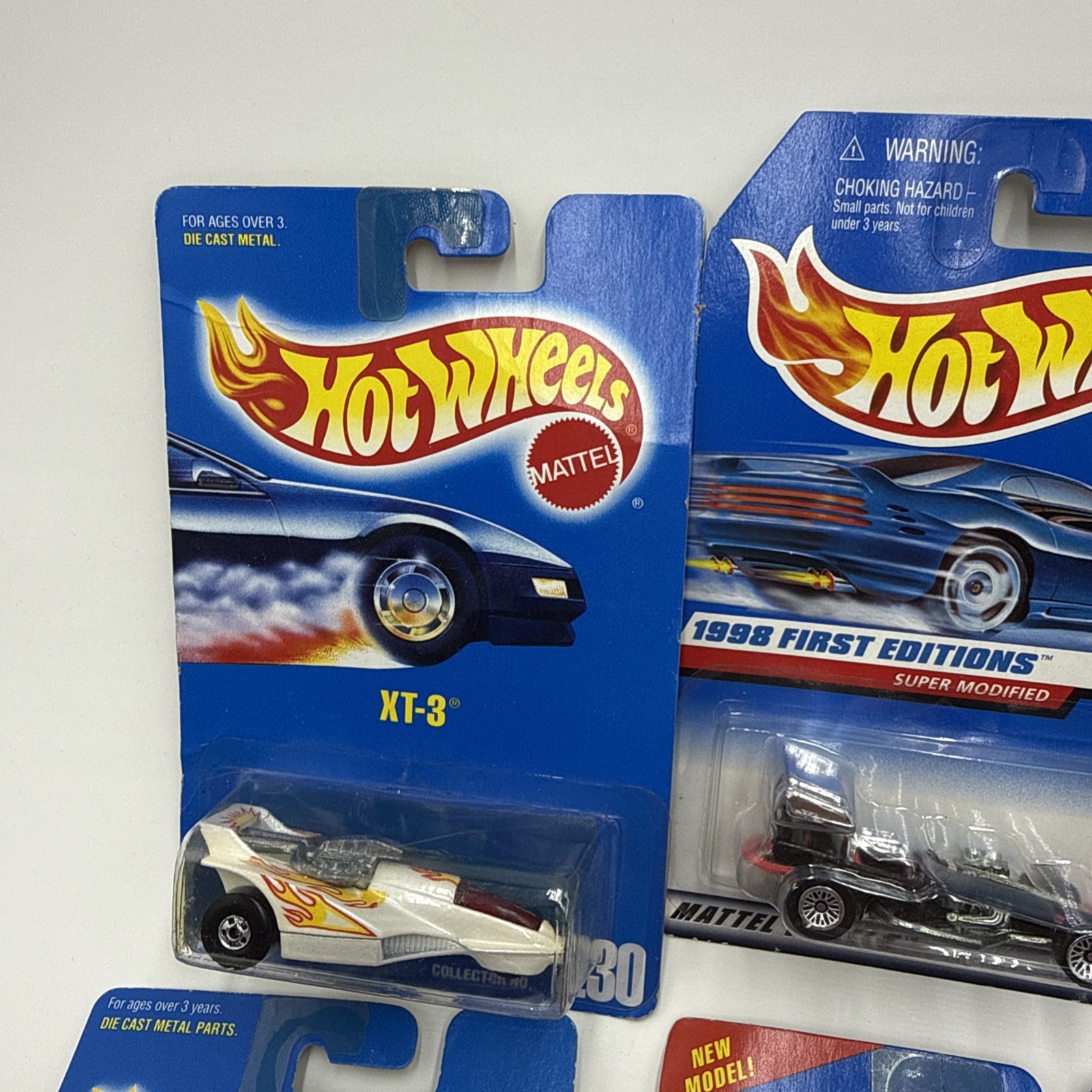 Hot Wheels 1990s New in box lot 6 Cars Mattel