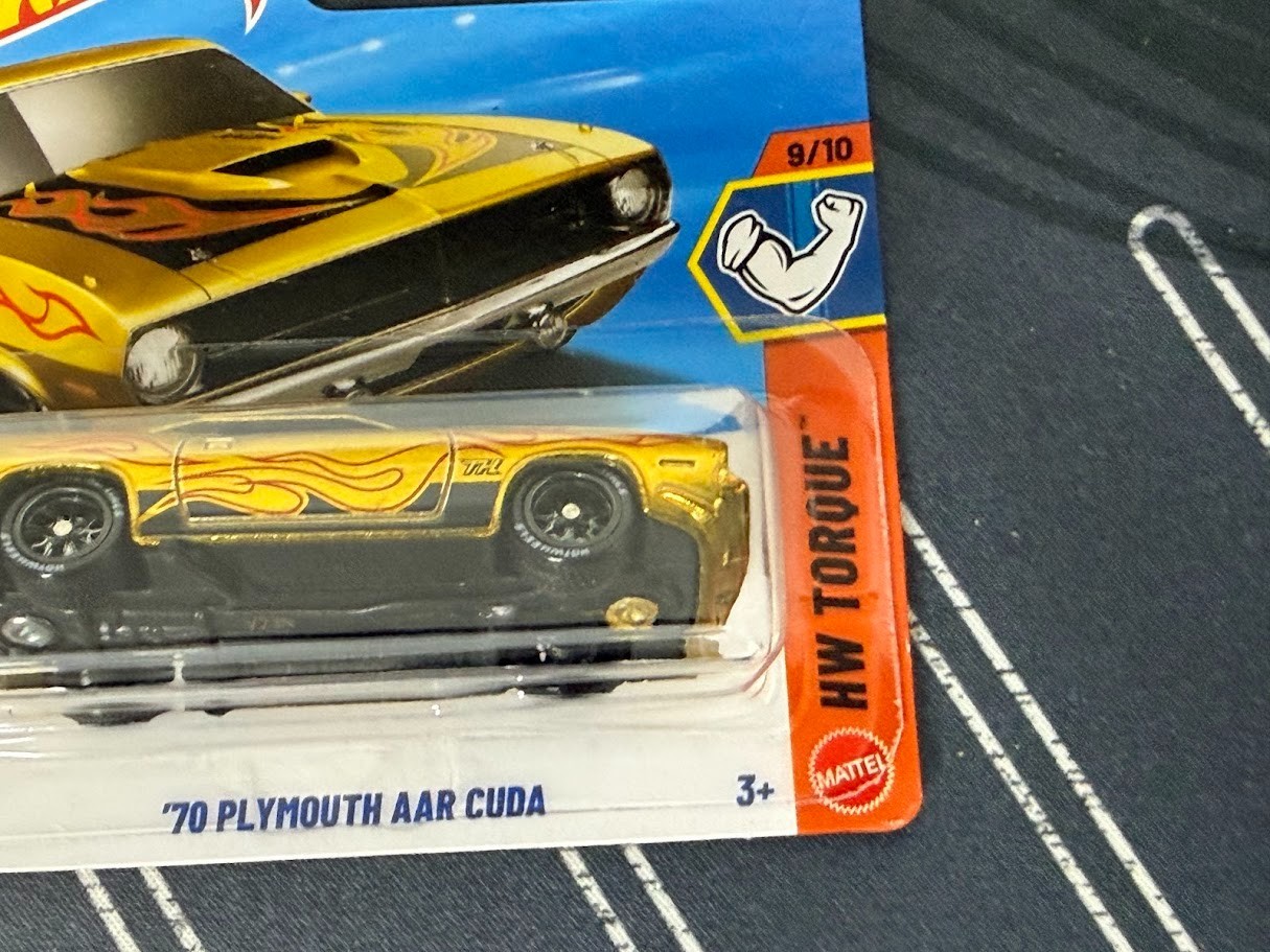2026 Hot Wheels Super Treasure Hunt ‘70 Plymouth AAR Cuda Short Card W/Protector