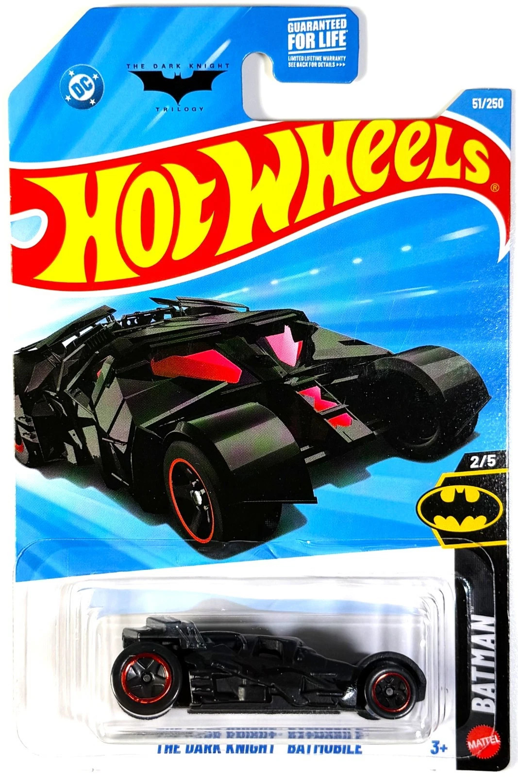 2026 New The Dark Knight Batmobile 51/250 2/5 Batman Case L