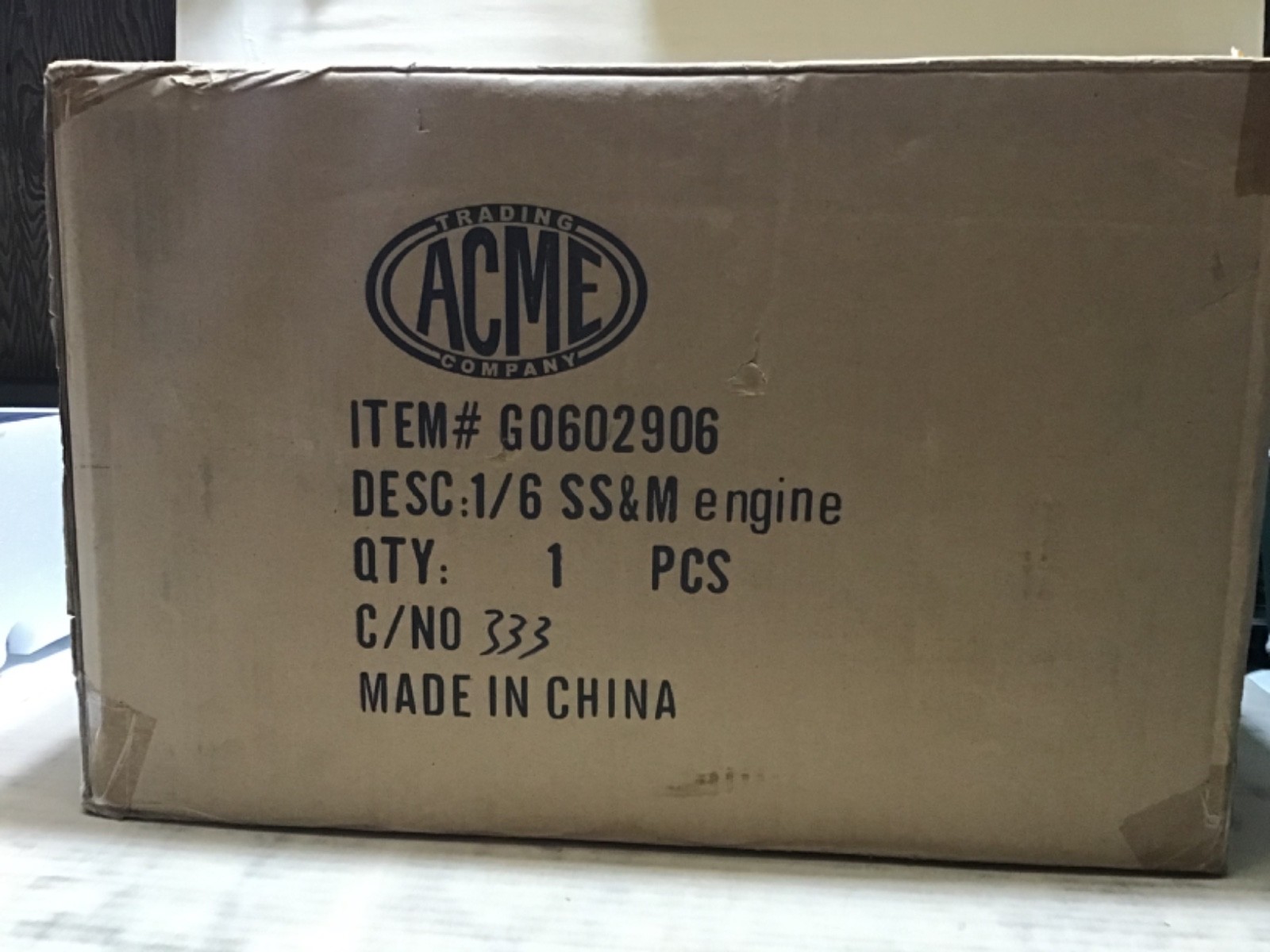 SOUTHERN SPEED MARINE FORD ARDUN HEAD LEGENDARY V-8 BLOWN METAL ENGINE GMP 1/6