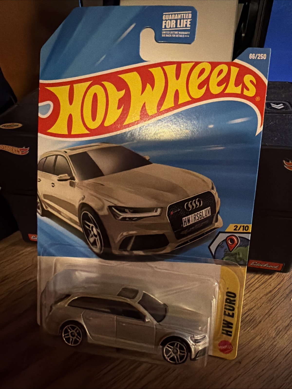 Hot Wheels HW Euro ’17 Audi RS 6 Avant Silver 1:64 Diecast Unopened