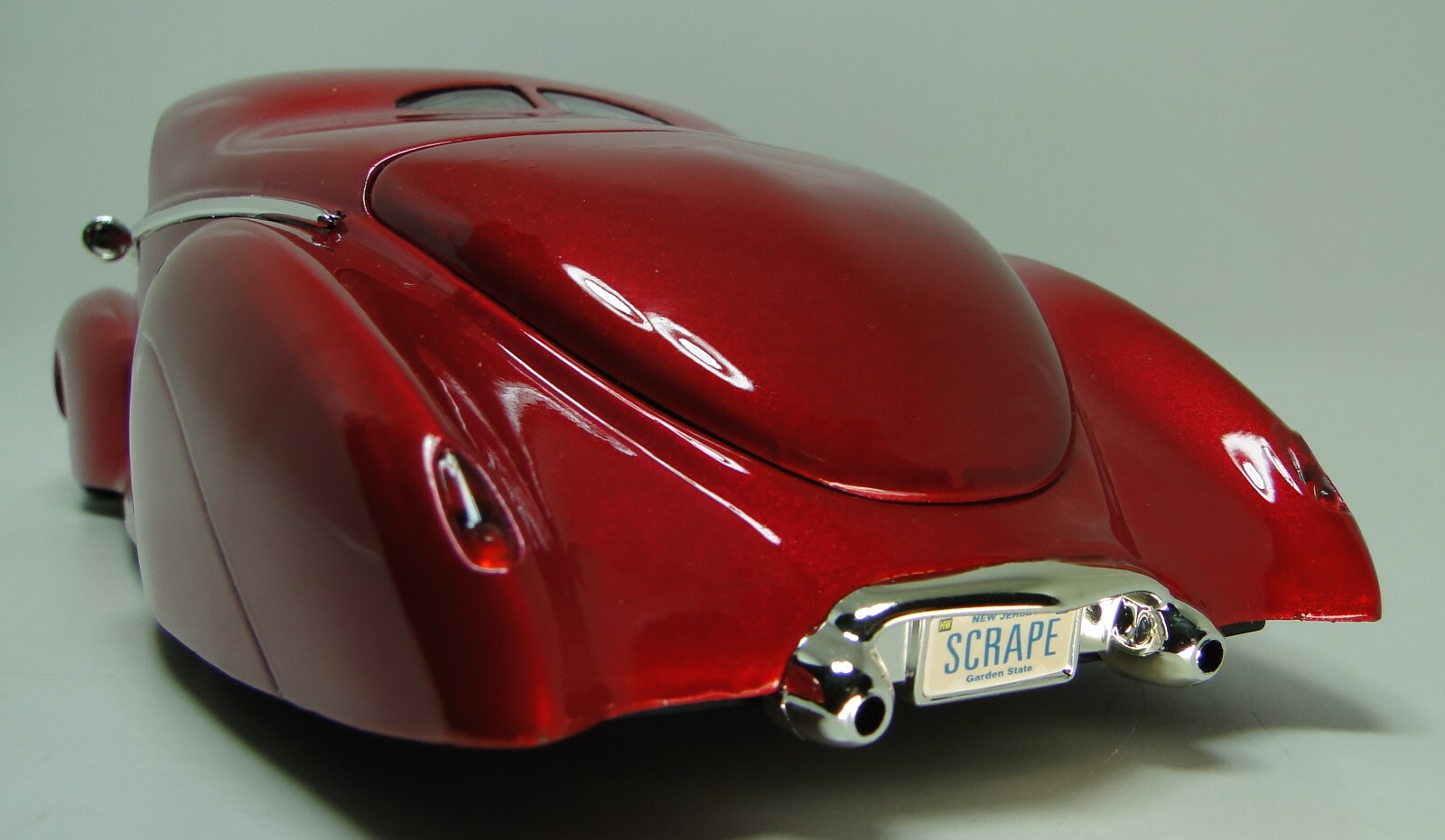 Hot Rod Ford Mecury Merc Chopped Dragster1:18Race Car Racing12Custom24Racer Red