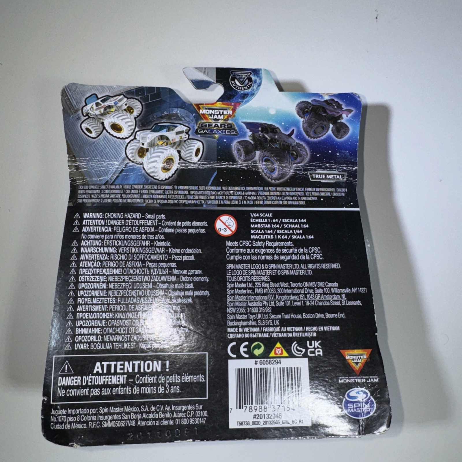 Monster Jam Gears and Galaxies Dragon Walmart Exclusive Monster Truck