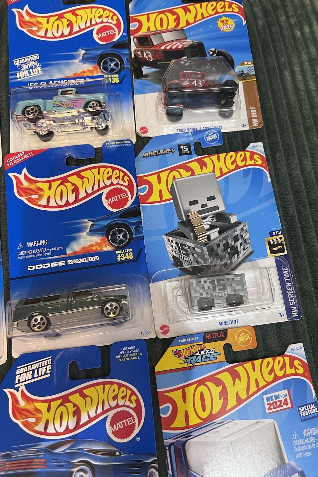 Hot Wheels Lot #1 of 50 Diecast Cars Mixed Collection New On Original Cards.