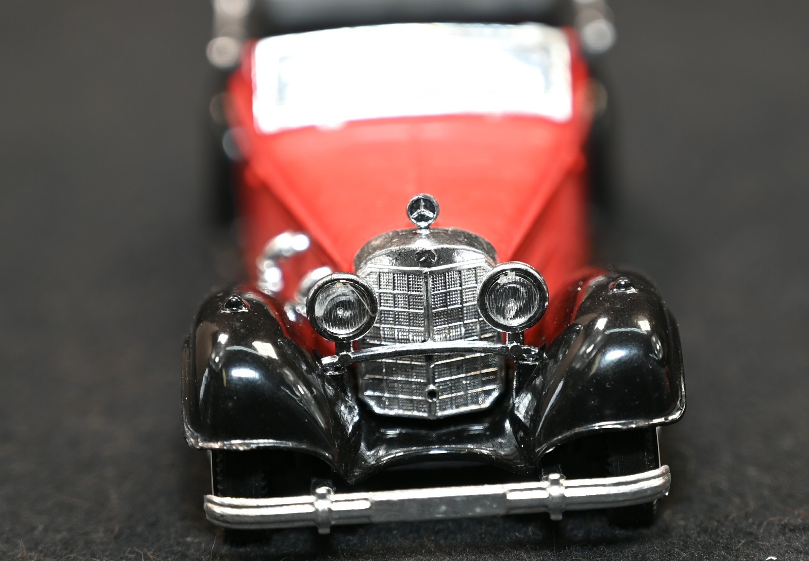 Solido Age d’Or 1:43 Mercedes-Benz 540K Cabriolet Red/Black #4086 Made in France