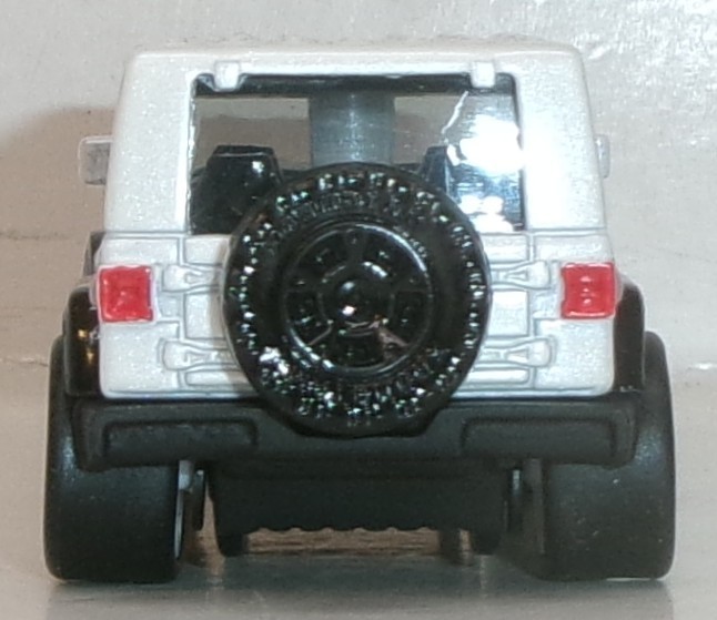LOOSE 2020 MATCHBOX 1:64 WHITE ’18 JEEP WRANGLER JL WHEEL SWAP REAL RIDERS