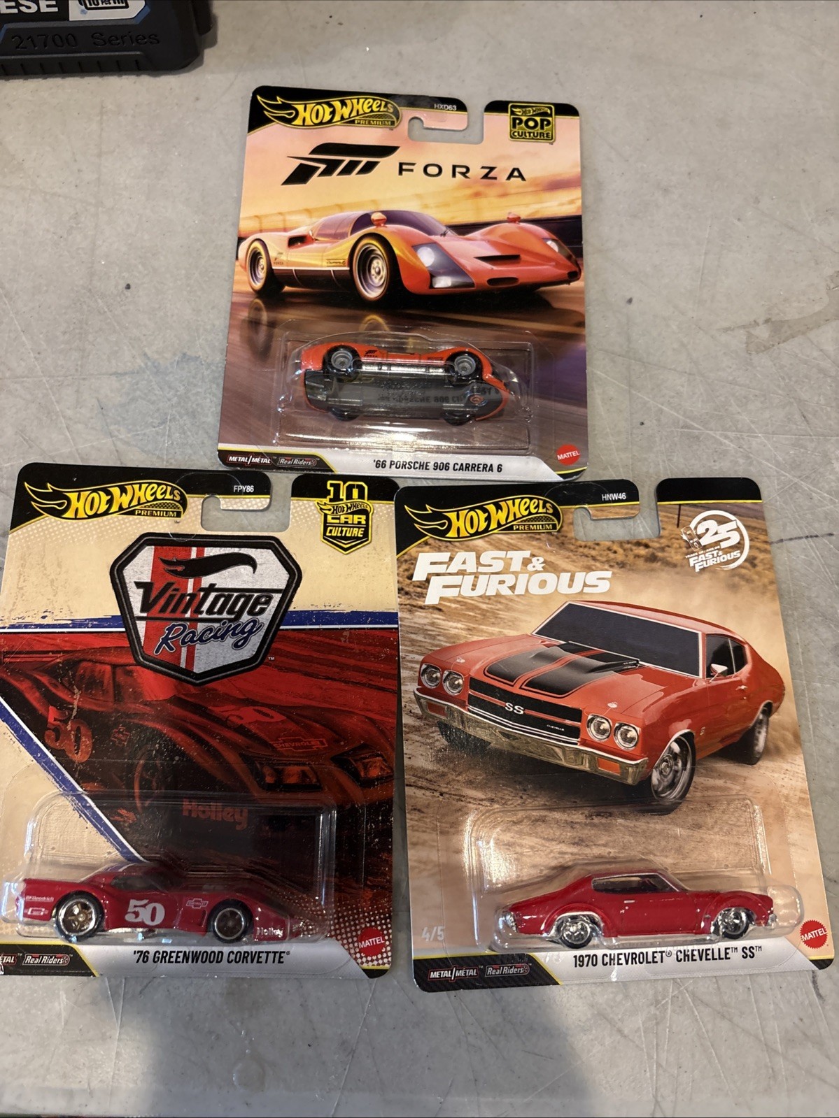 Hot Weels lot 3 vintages FFurious SS Forza
