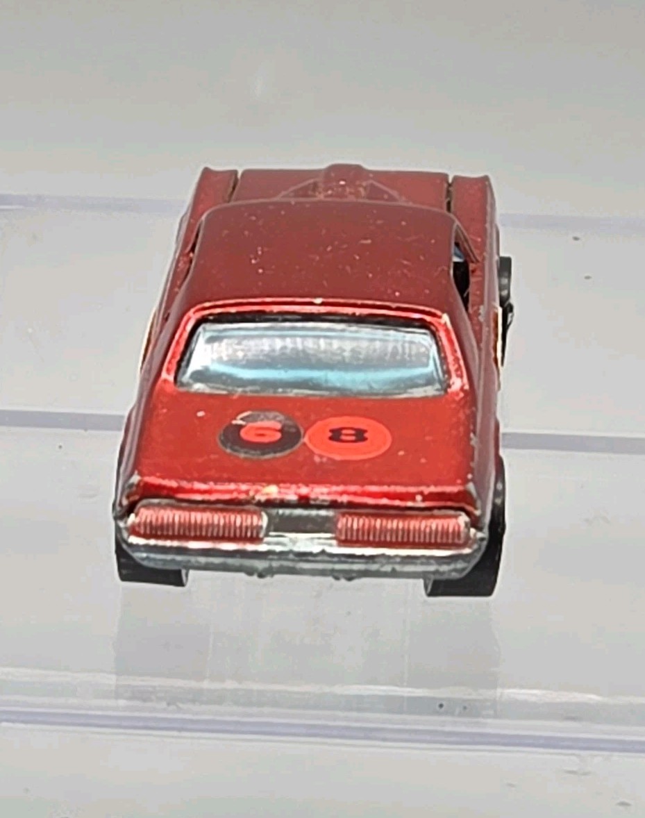 Hot Wheels Redline 1967 Orange Mercury Custom Cougar Brown Int Hong Kong