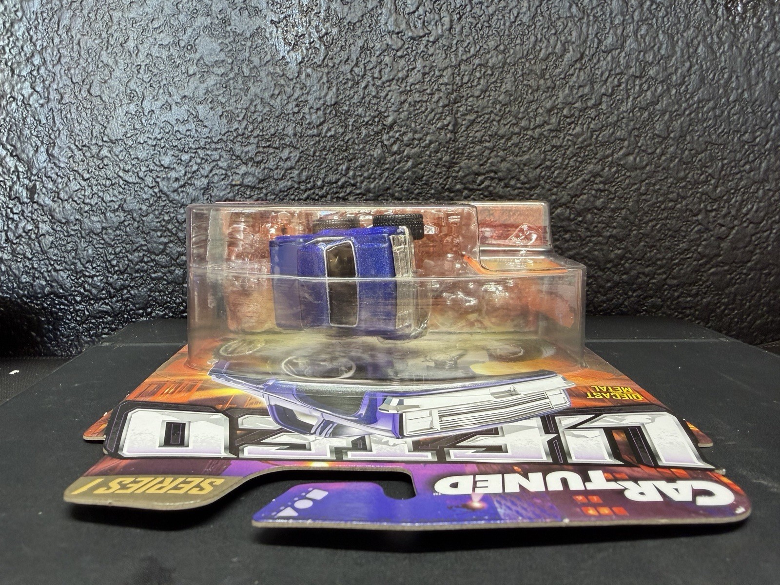 MGA Car Tuned Lifted Series 1 1987 Chevy C10 1:64 Blue Diecast Unopened