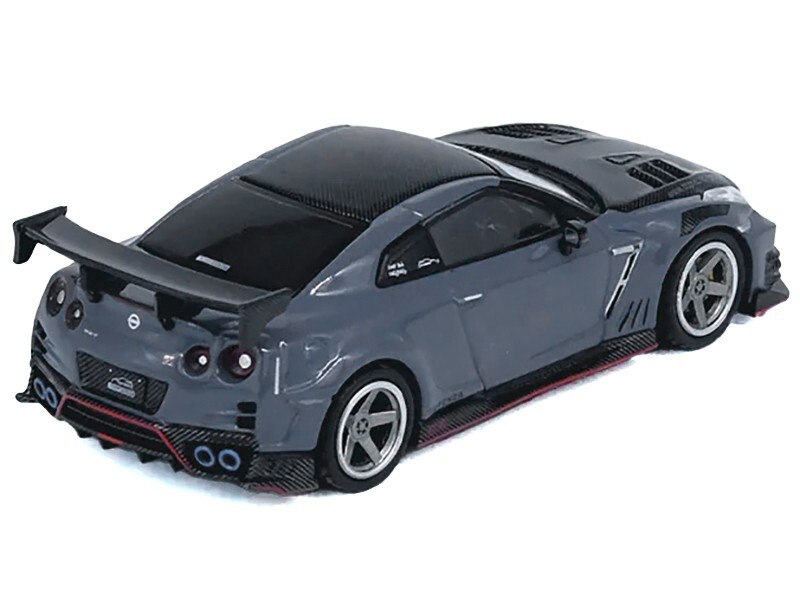 2024 NISSAN GT-R R35 NISMO TOP SECRET GRAY 1/64 BY INNO MODELS IN64-R35TS-HKTS24