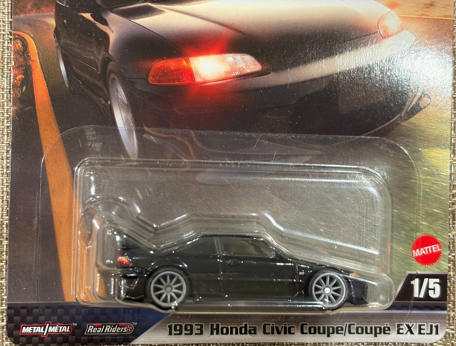 2025 Hot Wheels Fast & Furious , 1993 Honda Civic Coupe EX EJ1 , Free Shipping !