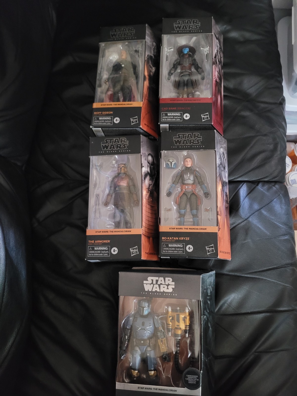 Star Wars Black Series Lot of 5 CAD BANE BO KATAN ARMORER MOFF GIDEON PAZ VIZLA