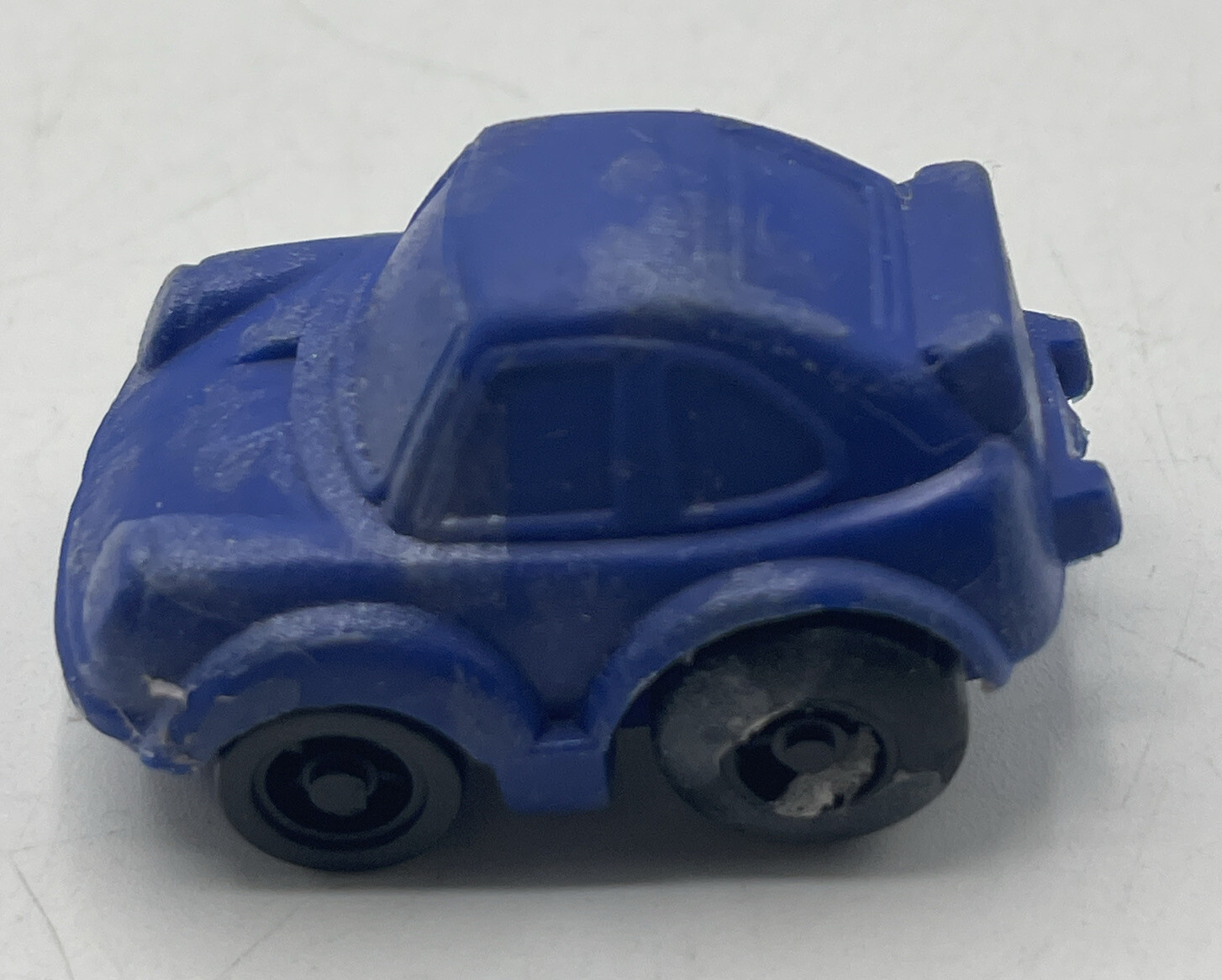 Vintage PORSCHE 930 BLUE RUBBER/PLASTIC PULL BACK FRICTION Sanrio
