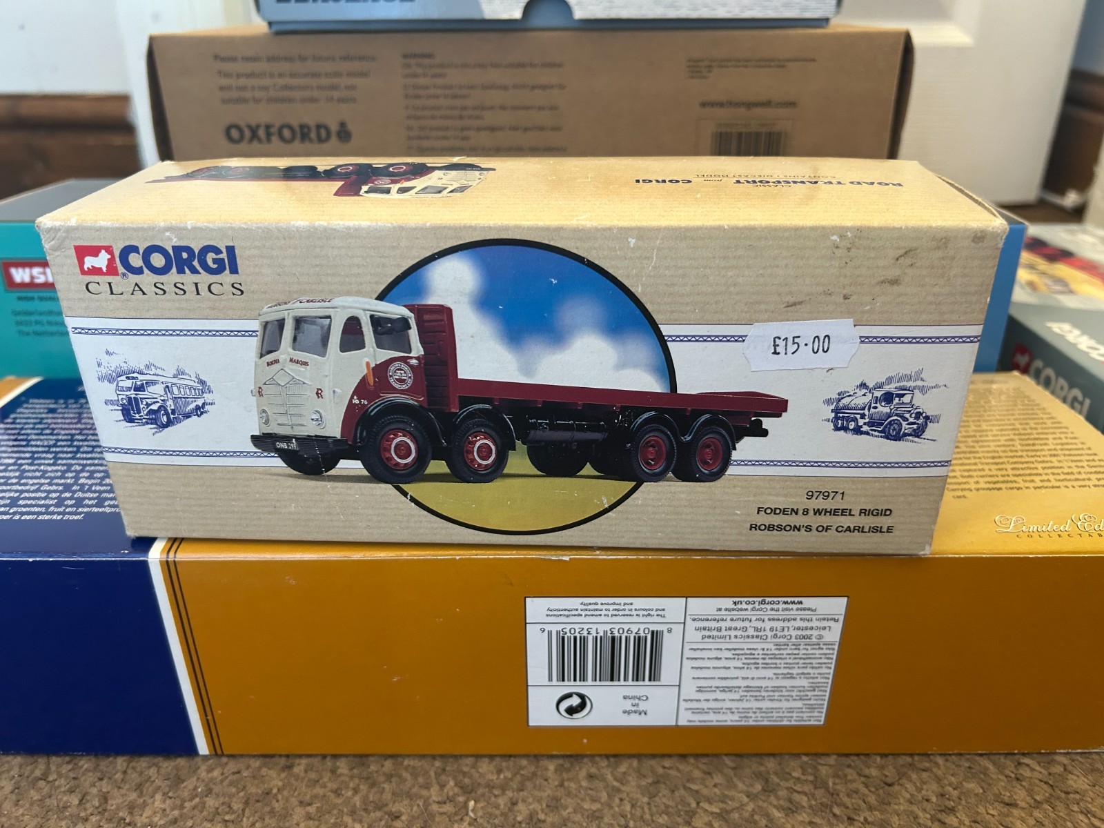 Corgi Classic 97971 Foden 8 Wheel Flatbed Robsons of Carlise 1/50