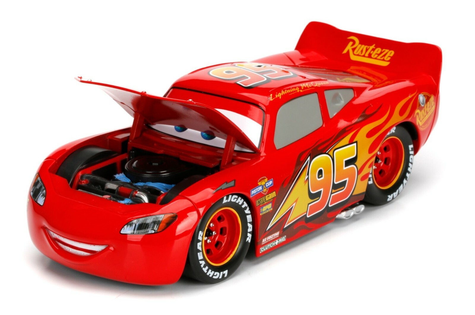 JADA TOYS DISNEY PIXAR CARS 3 LIGHTNING MCQUEEN RED DIECAST 1:24 NEW NO BOX