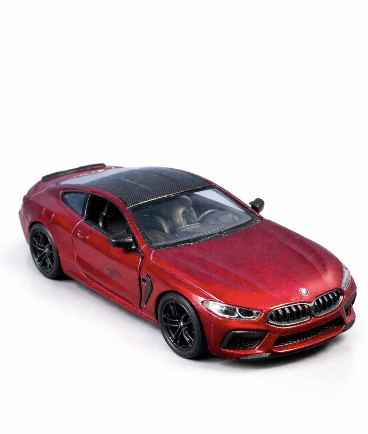 BMW M8 Competition 1:36 Scale 5″ Die Cast Model w/Pullback Action (Red) (NO BOX)