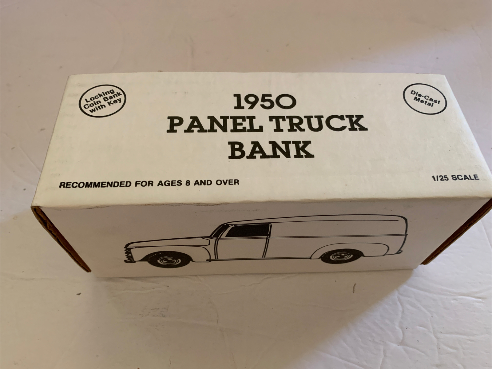 Ertl Chevrolet 1950 Panel Truck Locking Coin Bank WIRELESS Rare Colors NEW