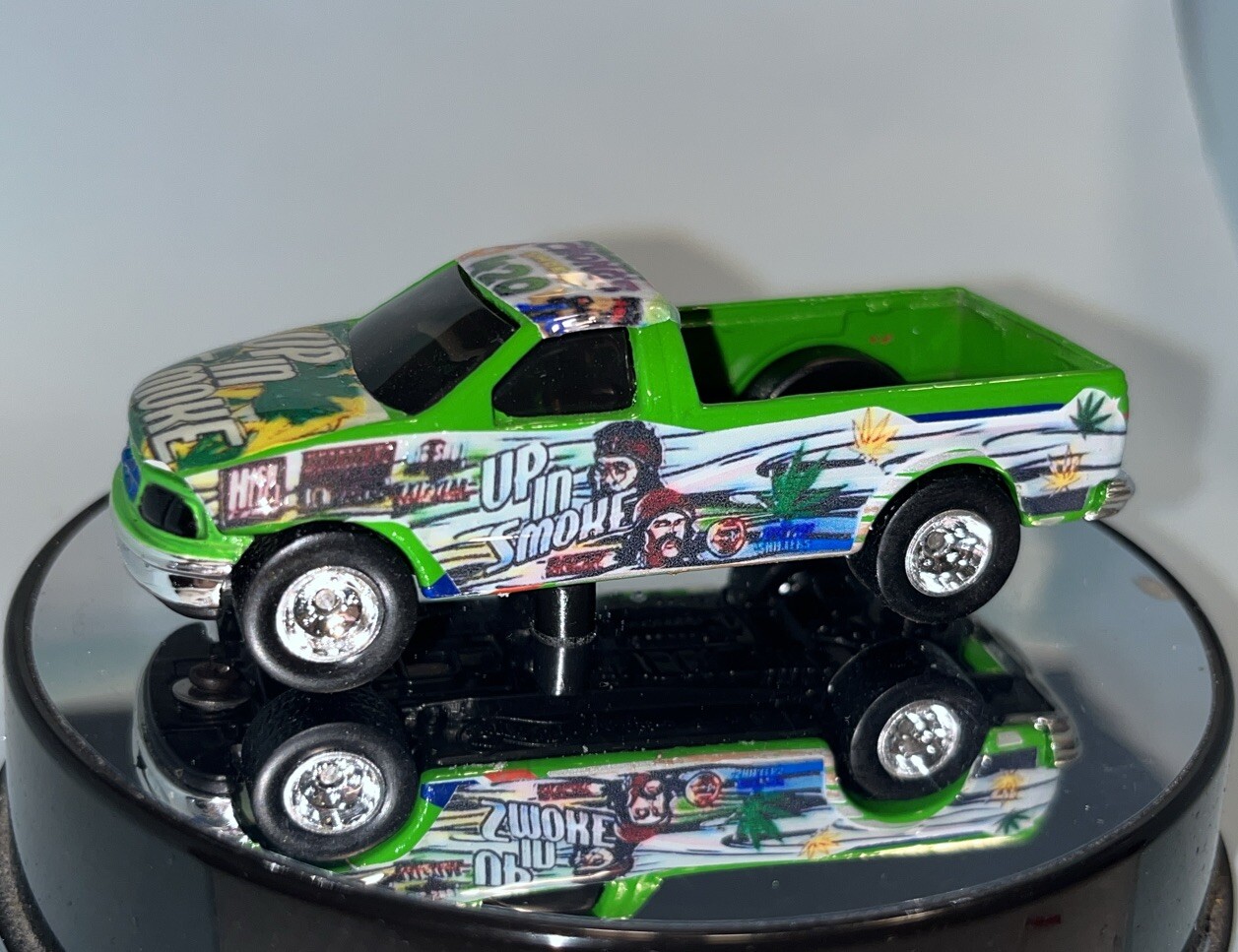 Hot Wheels JC Whitney Ford Truck it’s A Custom Real Riders Cheech & Chong