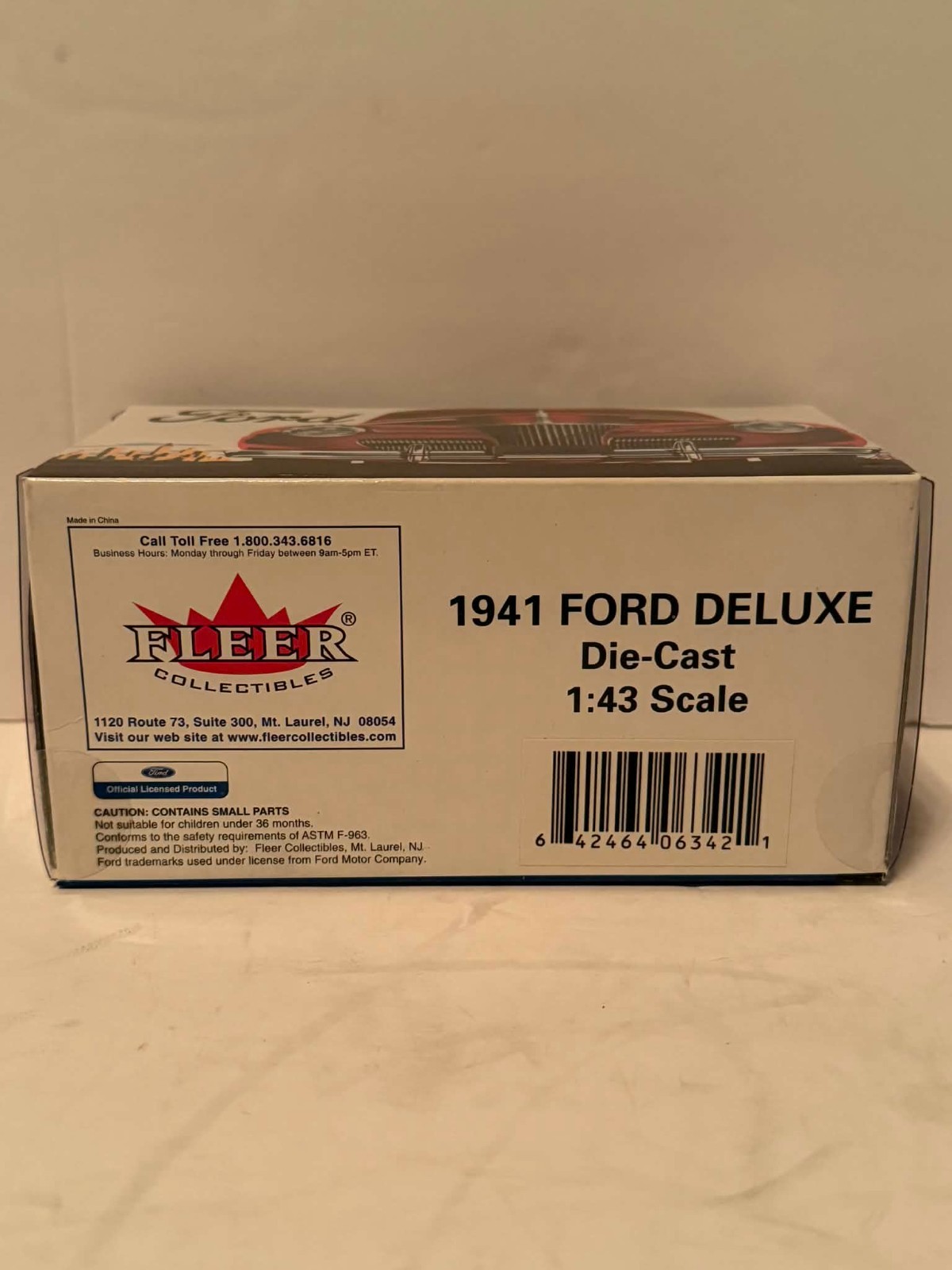 1941 Ford Two Door Sedan Fleer 1:43 Die-Cast in Box – PICK YOUR COLOR!!! NIB