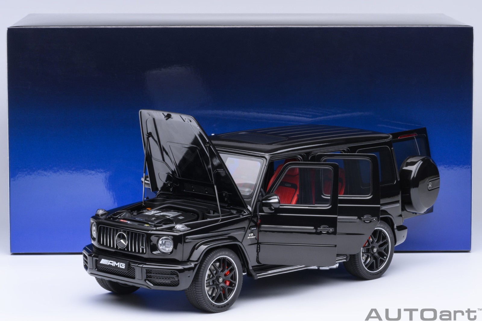 1/18 AUTOART 2019 MERCEDES-BENZ AMG G63 BLACK MODEL CAR 76354